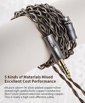 【ケイサンクス】◆◆NICEHCK HK6◆MMCX 6BA◆ NiceHCK OurLaura Triple Composite British High Conductivity